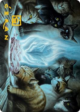 Can't Stay Away Art Card (Gold-Stamped Signature) (56) [Innistrad: Midnight Hunt Art Series]