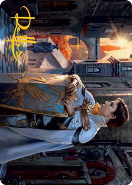 Dennick, Pious Apprentice Art Card (Gold-Stamped Signature) (58) [Innistrad: Midnight Hunt Art Series]