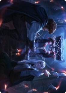 Faithful Mending Art Card (60) [Innistrad: Midnight Hunt Art Series]