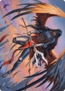 Liesa, Forgotten Archangel Art Card (63) [Innistrad: Midnight Hunt Art Series]