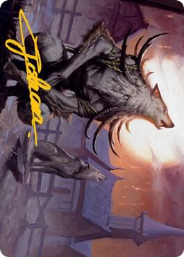 Lord of the Ulvenwald Art Card (Gold-Stamped Signature) (64) [Innistrad: Midnight Hunt Art Series]