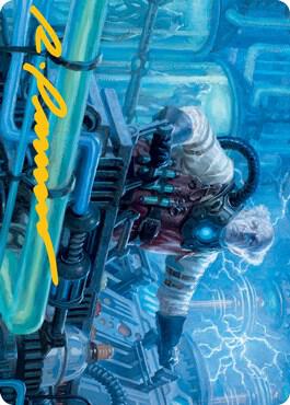Ludevic, Necrogenius Art Card (Gold-Stamped Signature) (65) [Innistrad: Midnight Hunt Art Series]