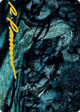 Unnatural Moonrise Art Card (Gold-Stamped Signature) (70) [Innistrad: Midnight Hunt Art Series]