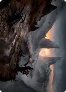 Haunted Ridge Art Card (73) [Innistrad: Midnight Hunt Art Series]
