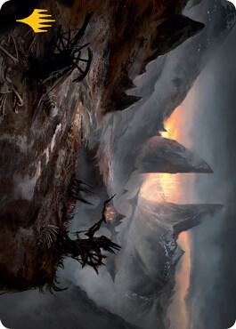 Haunted Ridge Art Card (Gold-Stamped Signature) (73) [Innistrad: Midnight Hunt Art Series]