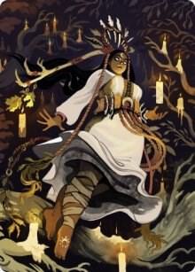 Candlegrove Witch Art Card (76/81) [Innistrad: Midnight Hunt Art Series]