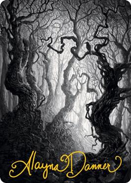 Forest Art Card (80/81) (Gold-Stamped Signature) [Innistrad: Midnight Hunt Art Series]