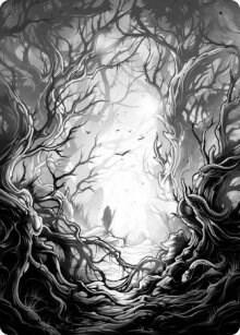 Forest Art Card (81/81) [Innistrad: Midnight Hunt Art Series]