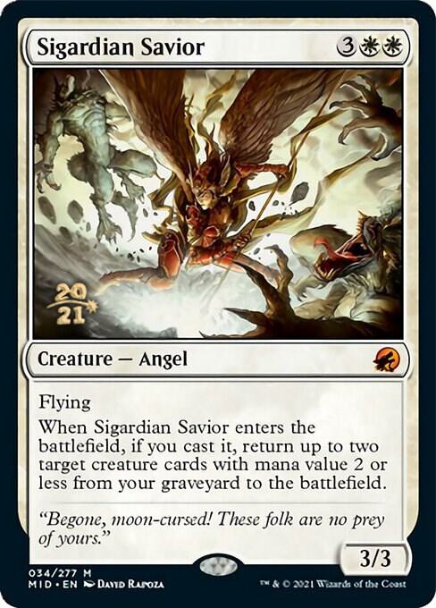 Sigardian Savior (34) [Prerelease Cards]