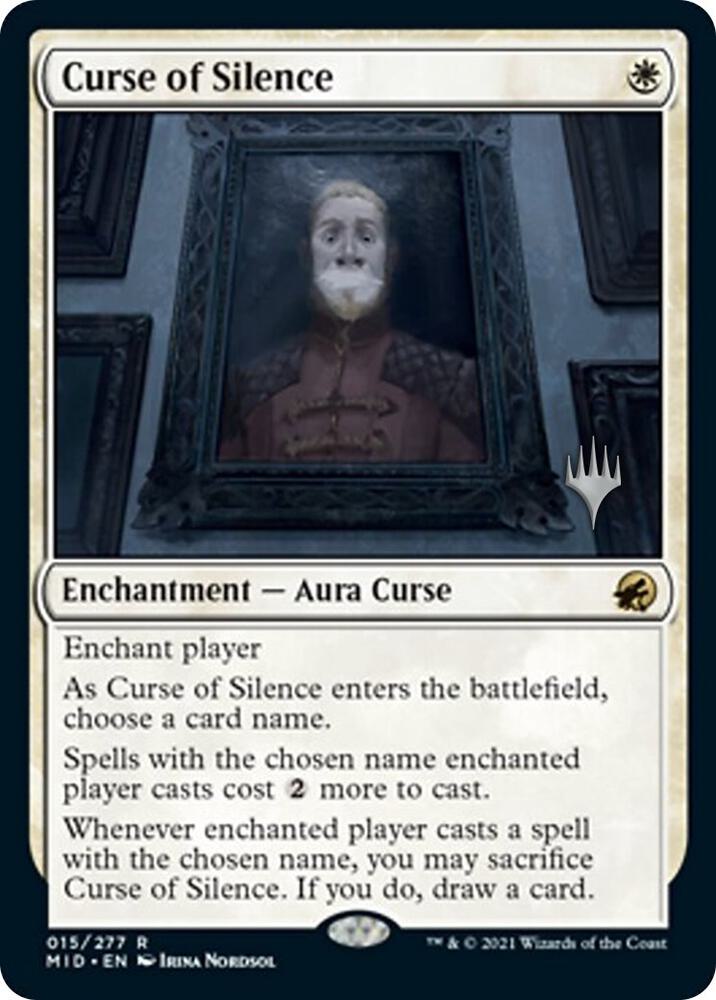 Curse of Silence (15) [Innistrad: Midnight Hunt Promos]