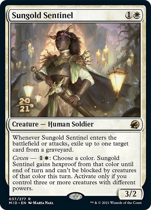 Sungold Sentinel (37) [Prerelease Cards]