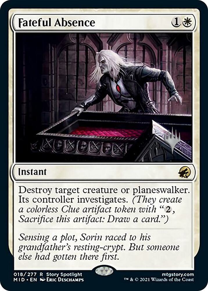 Fateful Absence (18) [Innistrad: Midnight Hunt Promos]
