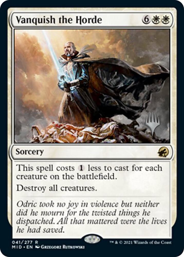 Vanquish the Horde (41) [Innistrad: Midnight Hunt Promos]