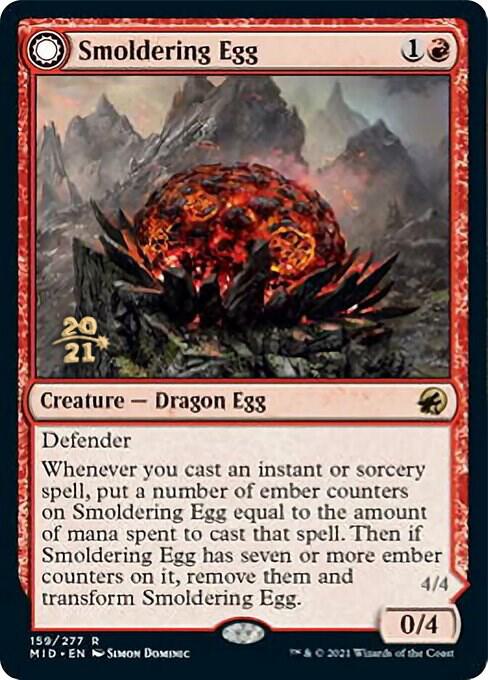 Smoldering Egg (159) [Prerelease Cards]