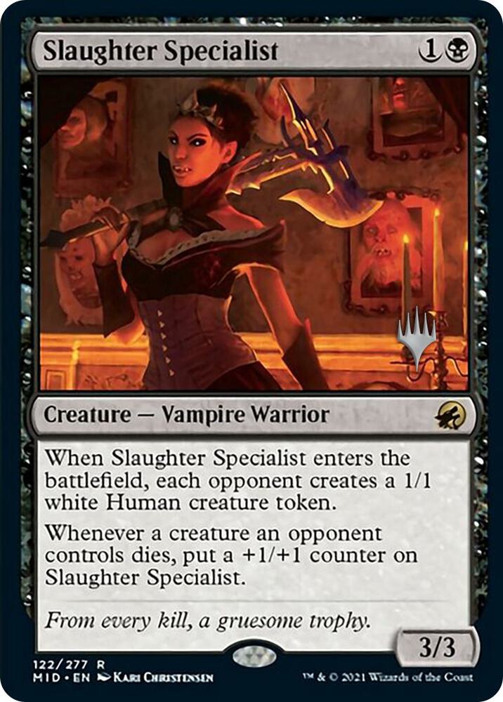 Slaughter Specialist (122) [Innistrad: Midnight Hunt Promos]