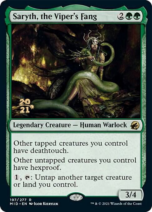 Saryth, the Viper's Fang (197) [Prerelease Cards]