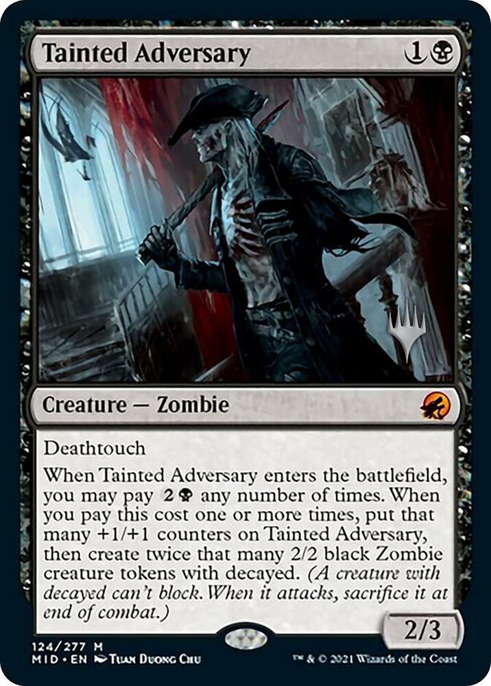 Tainted Adversary (124) [Innistrad: Midnight Hunt Promos]