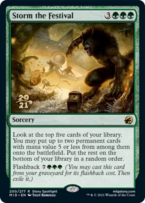 Storm the Festival (200) [Prerelease Cards]