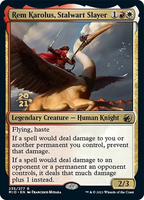 Rem Karolus, Stalwart Slayer (235) [Prerelease Cards]