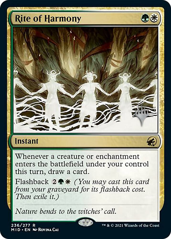 Rite of Harmony (236) [Innistrad: Midnight Hunt Promos]