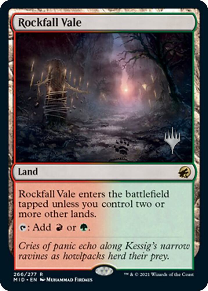 Rockfall Vale (266) [Innistrad: Midnight Hunt Promos]
