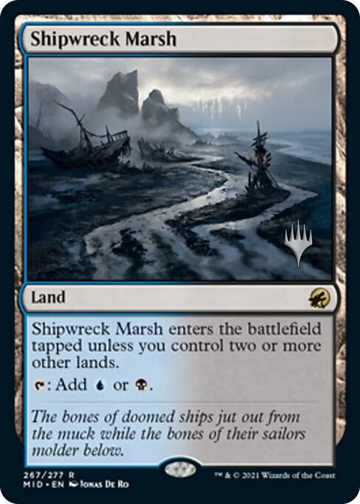 Shipwreck Marsh (267) [Innistrad: Midnight Hunt Promos]