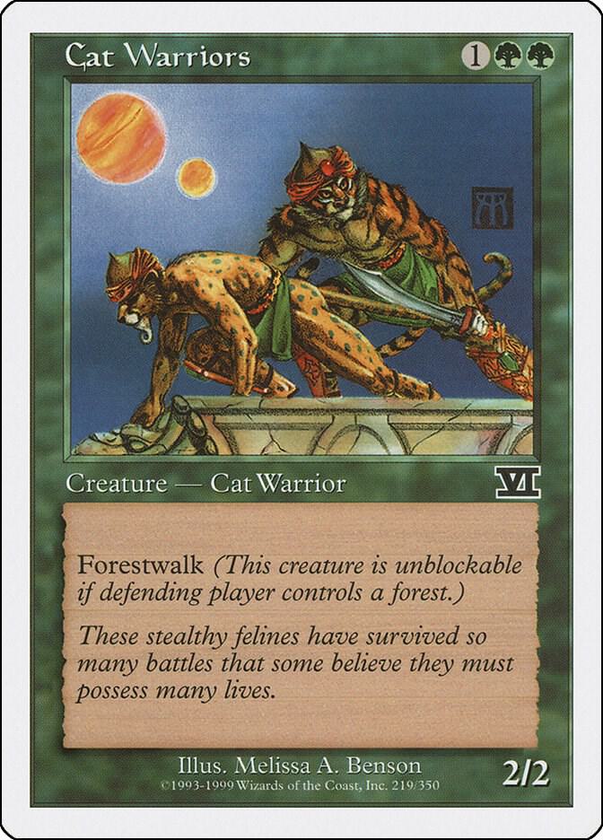 Cat Warriors (219) [Classic Sixth Edition]