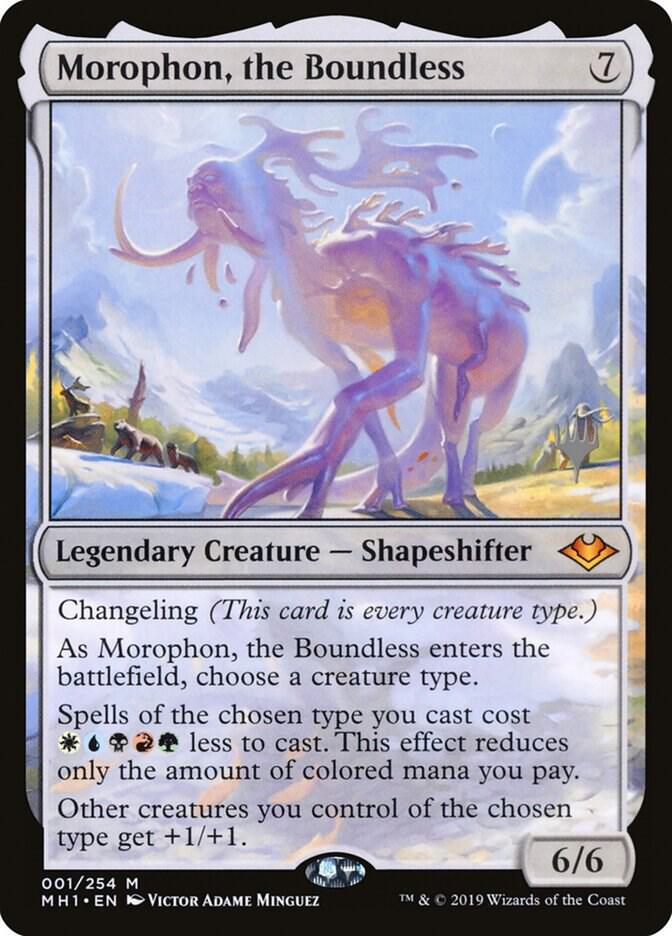 Morophon, the Boundless (1) [Innistrad: Midnight Hunt Promos]