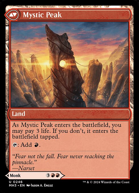 Pinnacle Monk (246) [Modern Horizons 3] Reverse