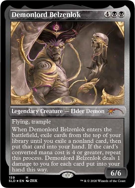 Demonlord Belzenlok (Foil Etched) (159) [Secret Lair Drop] [Etched]