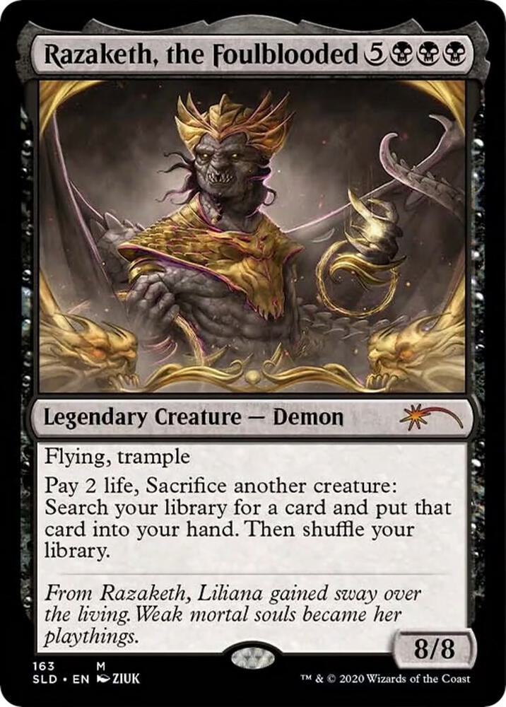 Razaketh, the Foulblooded (163) [Secret Lair Drop]