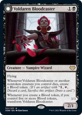 Voldaren Bloodcaster (137) [Innistrad: Crimson Vow]