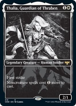 Thalia, Guardian of Thraben (Showcase) (318) [Innistrad: Crimson Vow] [Showcase]