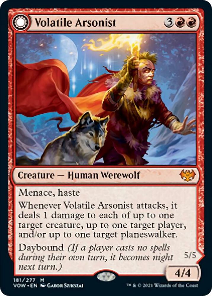 Volatile Arsonist (181) [Innistrad: Crimson Vow]