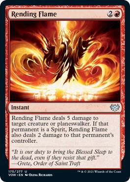 Rending Flame (175) [Innistrad: Crimson Vow]