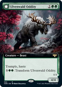 Ulvenwald Oddity (Extended Art) (394) [Innistrad: Crimson Vow] [Extended Art]