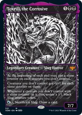 Toxrill, the Corrosive (Showcase) (321) [Innistrad: Crimson Vow] [Showcase]
