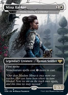Mina Harker - Thalia, Guardian of Thraben (331) [Innistrad: Crimson Vow] [Borderless]