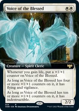 Voice of the Blessed (Extended Art) (354) [Innistrad: Crimson Vow] [Extended Art]