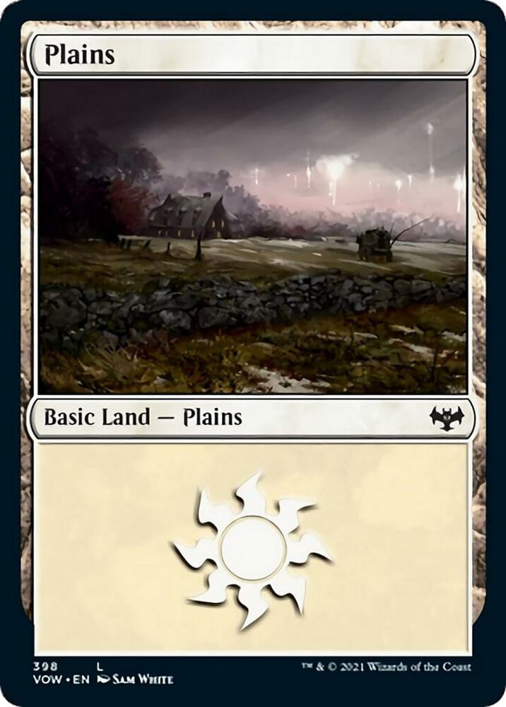 Plains (398) [Innistrad: Crimson Vow]