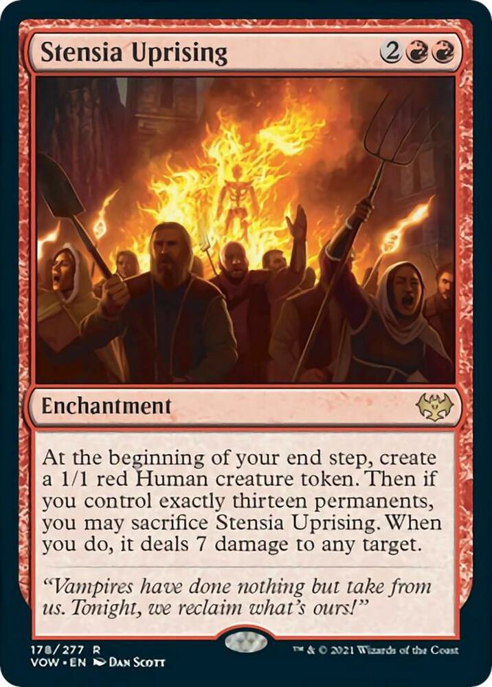 Stensia Uprising (178) [Innistrad: Crimson Vow]