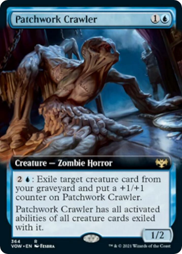 Patchwork Crawler (Extended Art) (364) [Innistrad: Crimson Vow] [Extended Art]