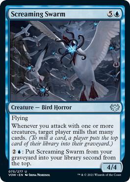 Screaming Swarm (75) [Innistrad: Crimson Vow]