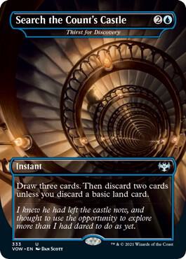 Search the Count's Castle - Thirst for Discovery (333) [Innistrad: Crimson Vow] [Borderless]