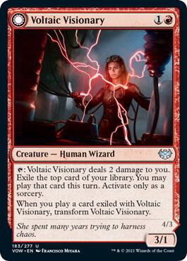 Voltaic Visionary (183) [Innistrad: Crimson Vow]