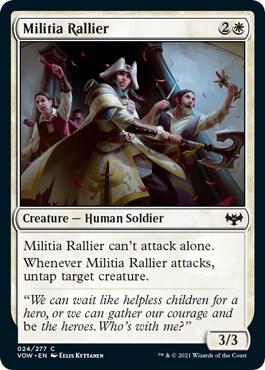 Militia Rallier (24) [Innistrad: Crimson Vow]