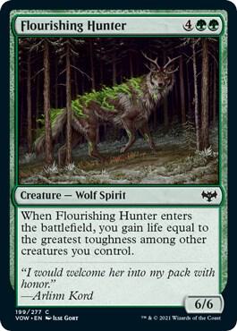 Flourishing Hunter (199) [Innistrad: Crimson Vow]