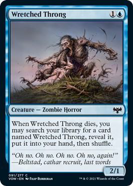 Wretched Throng (91) [Innistrad: Crimson Vow]