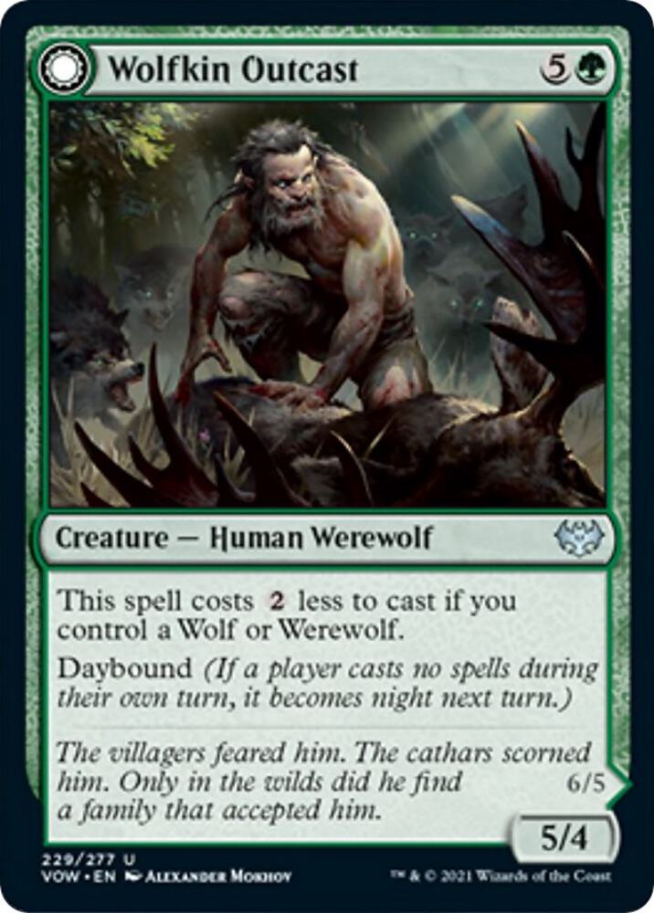 Wolfkin Outcast (229) [Innistrad: Crimson Vow]