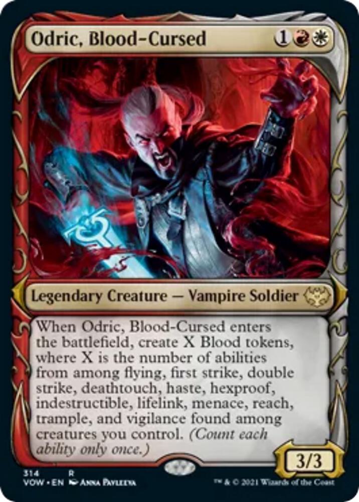Odric, Blood-Cursed (Showcase) (314) [Innistrad: Crimson Vow] [Showcase]